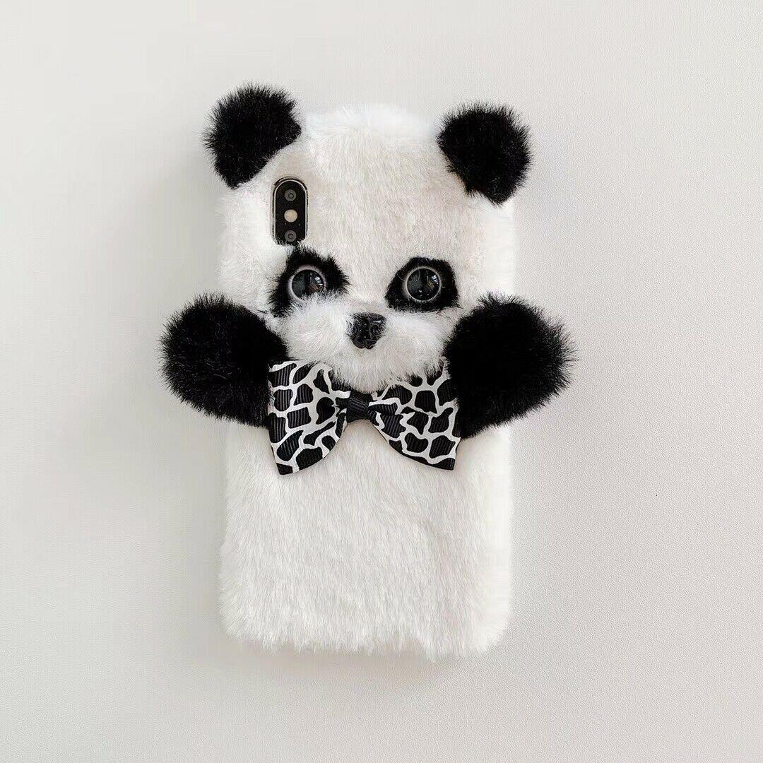 Чохол/ Панель Alitek для Apple iPhone Айфон Xr Панда White (плюш)