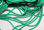 Шнур круглий поліестер 4мм зелений моток 200м, фото 2