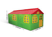 Детский игровой домик с шторками Doloni toys 02550/23 салатовый