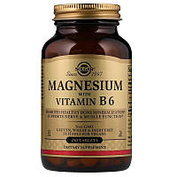 Magnesium with Vitamin B6 Solgar, 250 таблеток