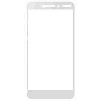 Защитное стекло 3D Side Glue для Nokia 6.1 / Nokia 6 2018 (тех. пак) White