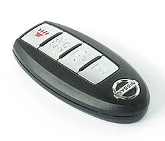 Ключ smart key на 4 кнопки , ID46, 315 Mhz, CWTWB1U840 Nissan Leaf AZE0 (13-17) 285E3-3NF4A