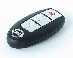Ключ smart key на 3 кнопки Nissan Leaf ZE0 (10-13) 285E3-1KM0D