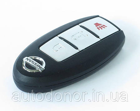 Ключ smart key на 3 кнопки , ID46, 315 Mhz, CWTWB1U808 Nissan Leaf ZE0 (10-12) 285E3-1KM0D, фото 2