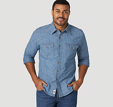 Сорочка джинсова Wrangler Light Wash