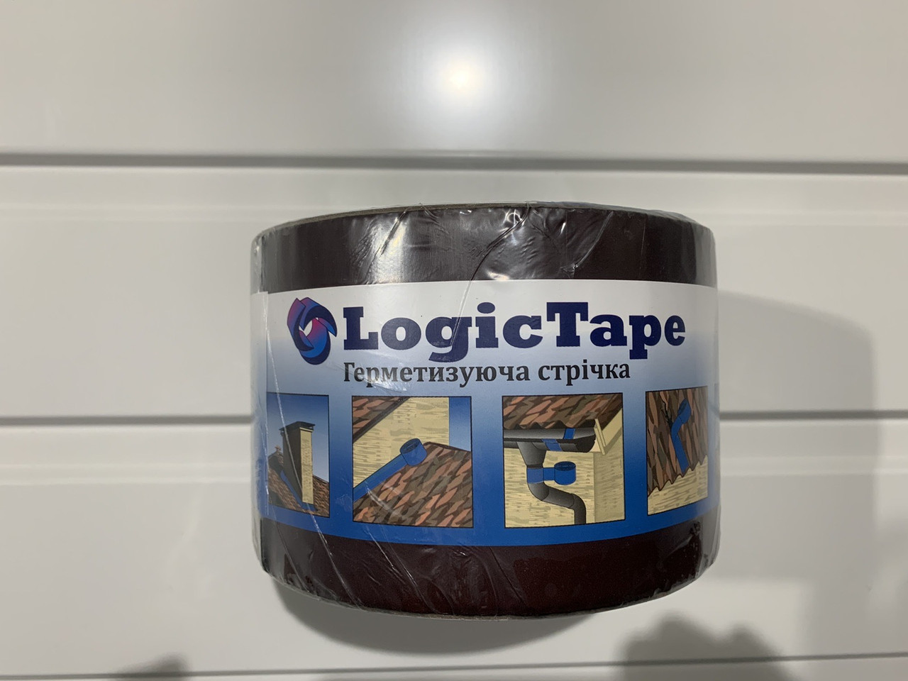 Бутилкаучуковая лента Logic Tape 150 мм х 10 м Зелёная - фото 10 - id-p1127825491