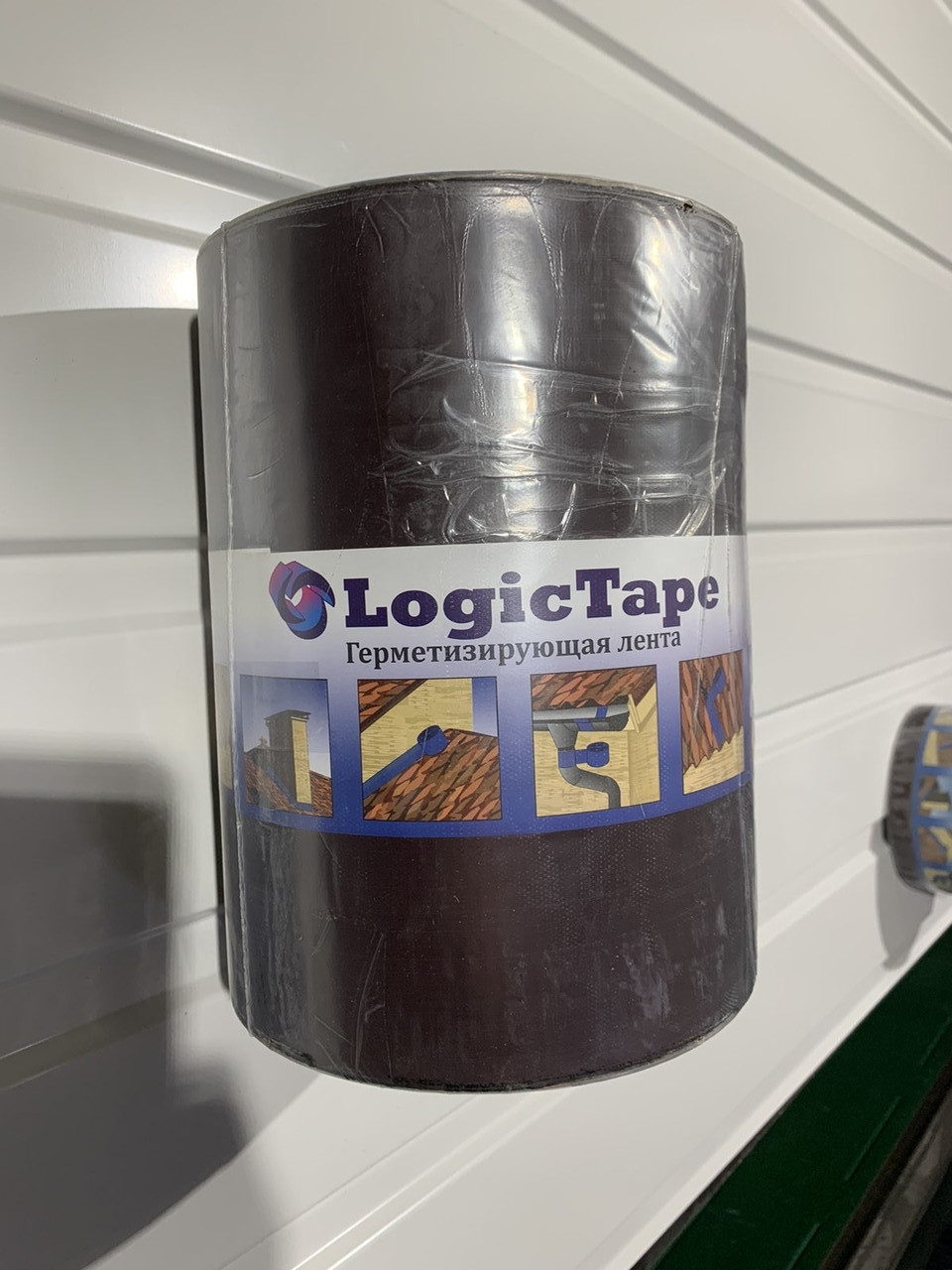 Бутилкаучуковая лента Logic Tape 250 мм х 10 м Коричневая - фото 6 - id-p1127828757