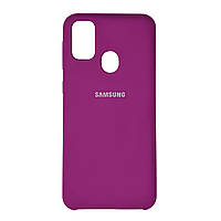 Silicone Case Premium на Samsung M30s Fuchsia