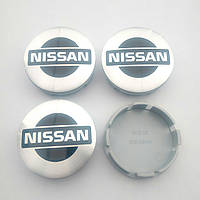 Колпачки в диски Nissan 52-56 мм серые