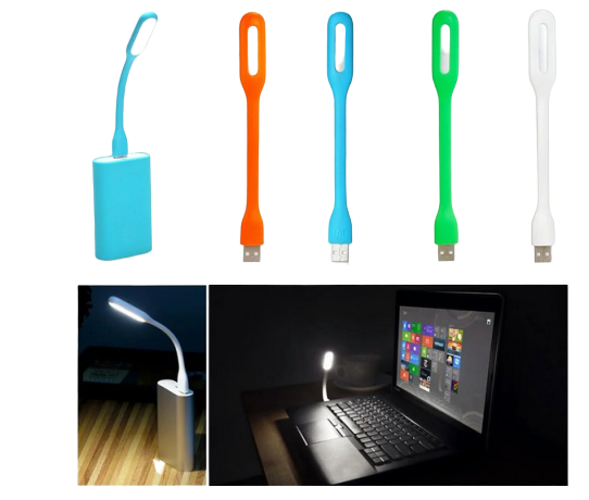 Гнучка світлодіодна Міні USB лампа, світильник LED підсвічування для ноутбука, комп'ютера, ліхтарик, нічник від usb