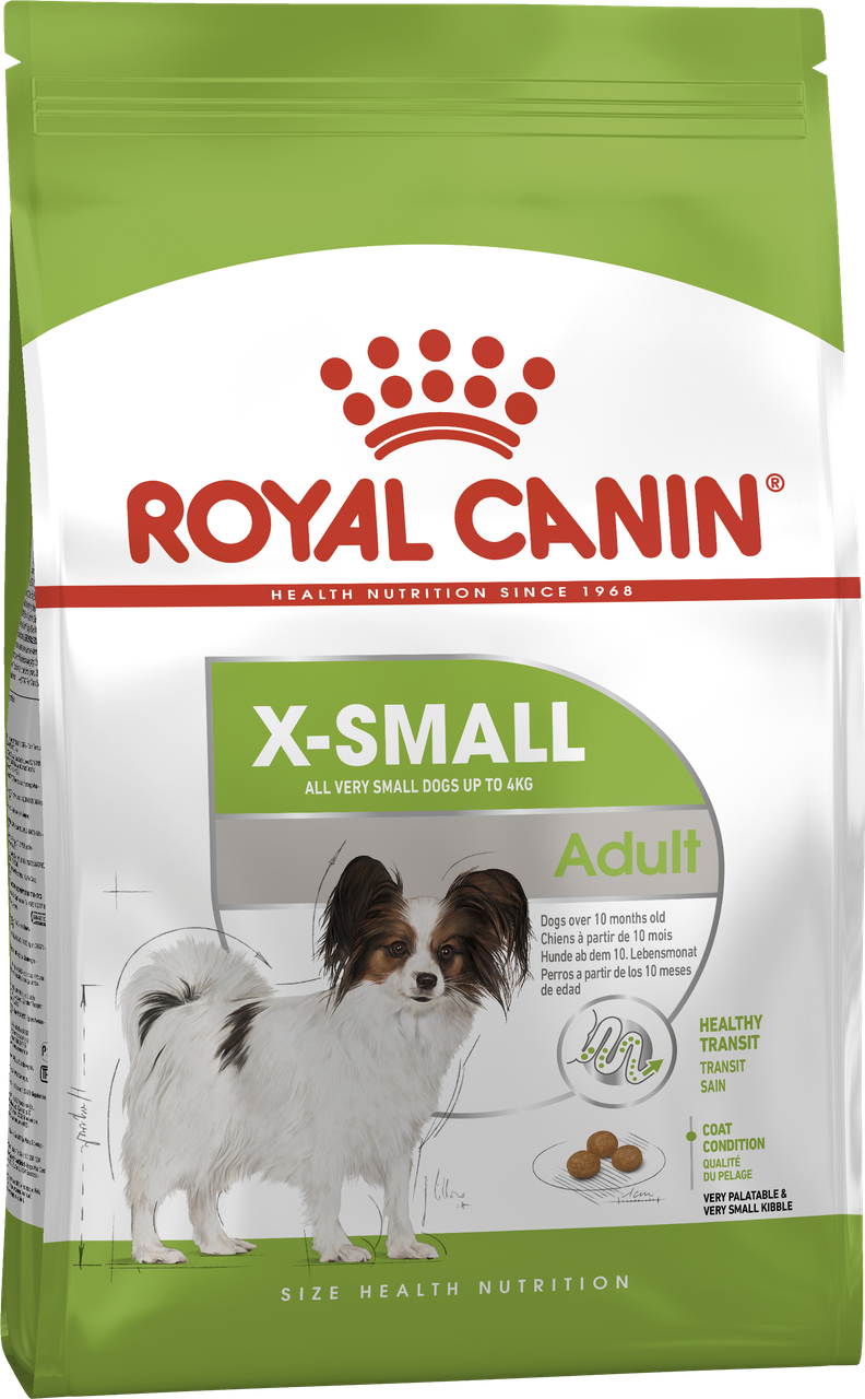 Royal Canin X-small Adult 500гр, сухий корм для собак мініатюрних розмірів від 10 міс. до 8 років