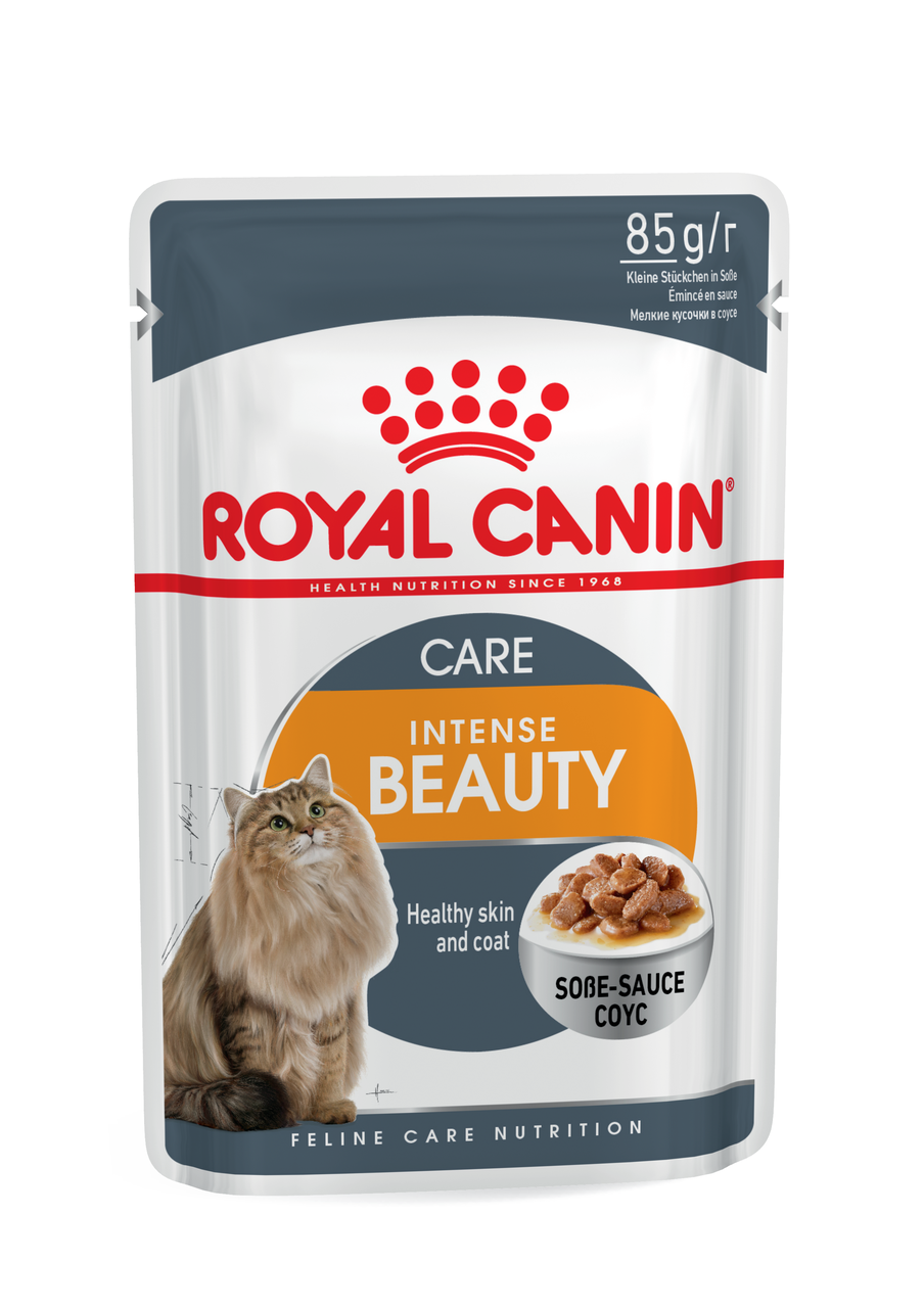 Royal Canin Intense Beaty in Gravy 0,085кг вологий корм для котів для здорової шерсті