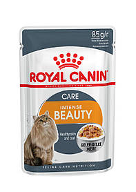 Royal Canin Intense Beauty in jelly 0,085кг вологий корм для котів для здорової шерсті