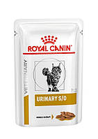 Royal Canin Urinary S/O Cat, 0,085кг Диета для котов с заболеваниями нижних мочевых путей