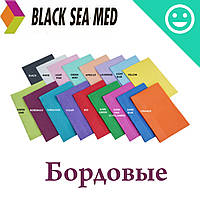 Серветки БОРДОВІ нагрудні стоматологічні, 500 шт (Black Sea Med)
