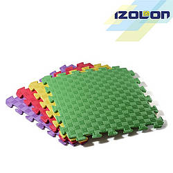 Килимок, м'яка підлога Izolon EVA Kids зелений (50 х 50 х 1 см.)