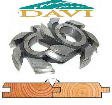 Комплект з 2-х фрези для вагонки (коса) 180x60x28 (Р6М5)