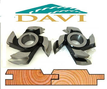 Комплект з 2-х фрези для вагонки 125x32x22 Р6М5 (M-019-03)