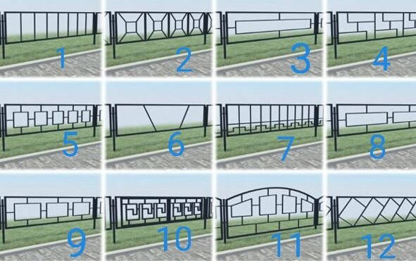 Забор заборчик декоративный из металла - цена за 1 м.п. - для ...