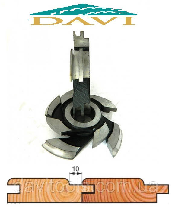 Комплект з 3-х фрези для вагонки 125x32x22 Р6М5 (M-019-08), фото 1