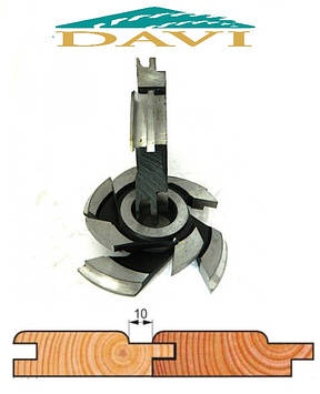 Комплект з 3-х фрези для вагонки 125x32x22 Р6М5 (M-019-08)