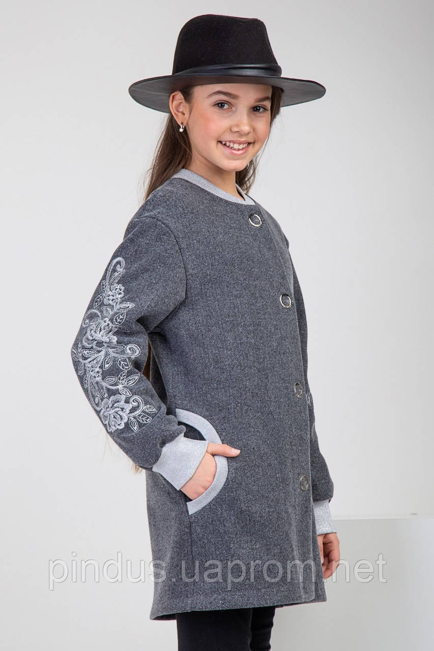Модний кардиган на дівчинку 122 — 134 Дитяче тонке пальто кардиган