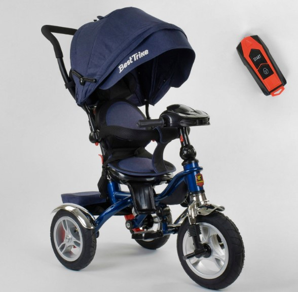 Триколісний велосипед Best Trike 5890 / 83-067 фара USB поворотне сидіння на 360, ПУЛЬТ СВЕТ ЗВУК