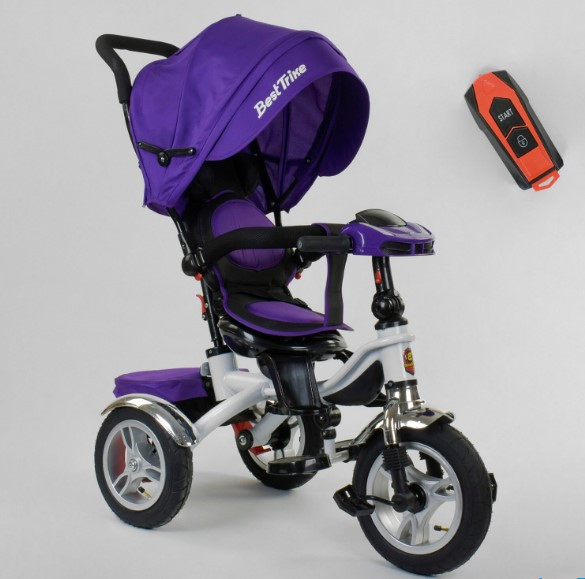 Триколісний велосипед Best Trike 5890/85-975 фара USB поворотне сидіння на 360, ПУЛЬТ СВЕТ ЗВУК