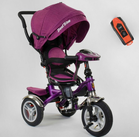 Триколісний велосипед Best Trike 5890/86-315 фара USB поворотне сидіння на 360, ПУЛЬТ СВЕТ ЗВУК