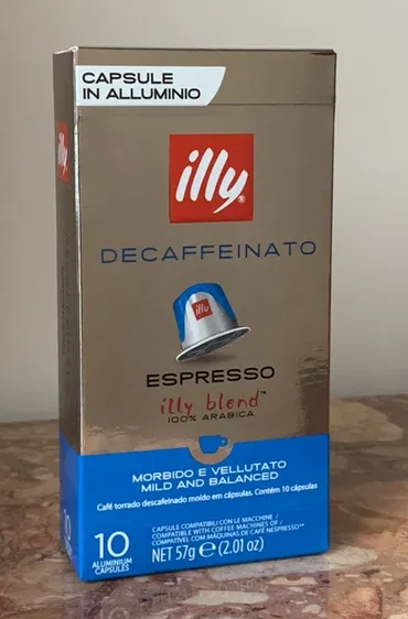Nespresso капсулы illy Decaffeinato 10 шт. Неспресо, Італія без кофеїну