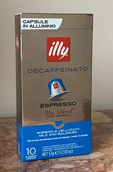 Nespresso капсулы illy Decaffeinato (10 шт. Неспресо), Італія без кофеїну