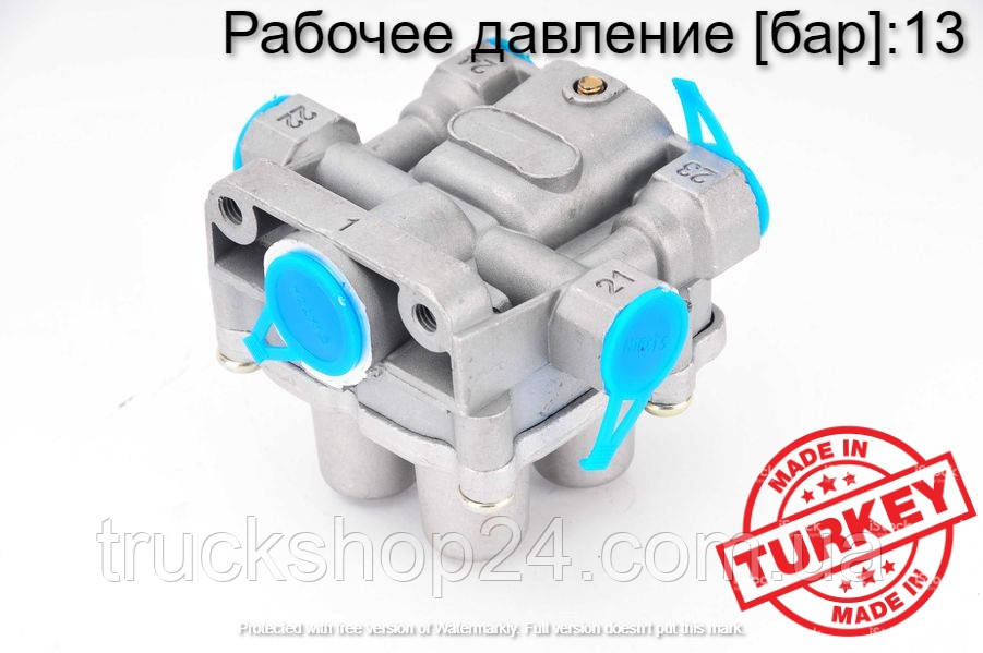 Клапан розвантажувальний чотириконтурний MAN E2000/00-, F2000