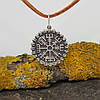Рунічний компас, Вегвісир, Vegvisir в рунічному колі футарку, Кулон, амулет, талісман, фото 7