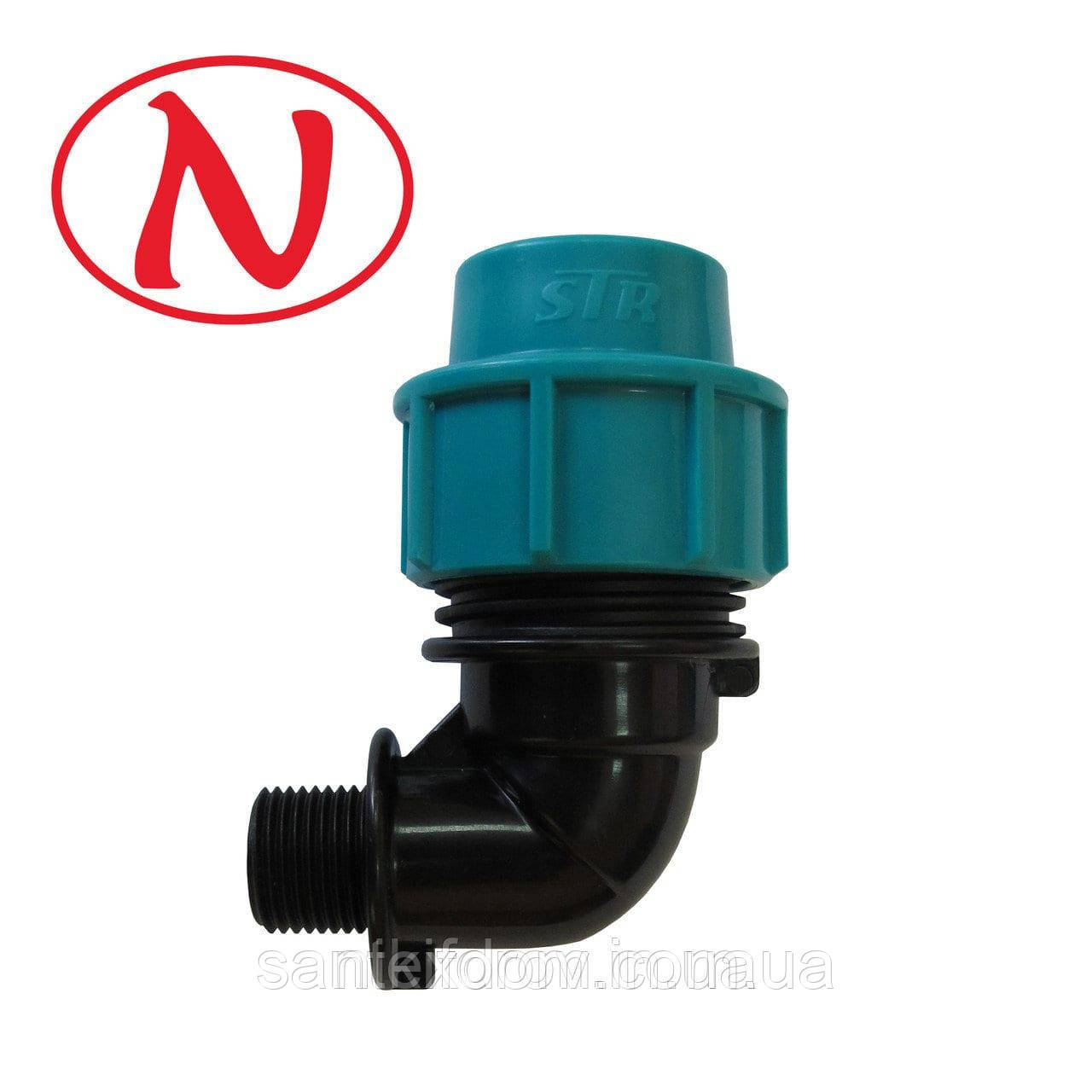 Уголок 25 х 1/2" Н (ПНД, STR), фото 1