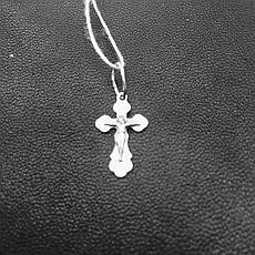 Срібний кулон-підвіс 16. Хрест