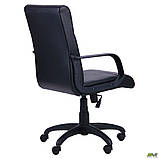 Офісне крісло AMF Фаворит пластик чорний на механізм гойдання Tilt, фото 5