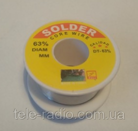 Припій на котушці Solder 1.5 мм. 60 грамів., фото 1