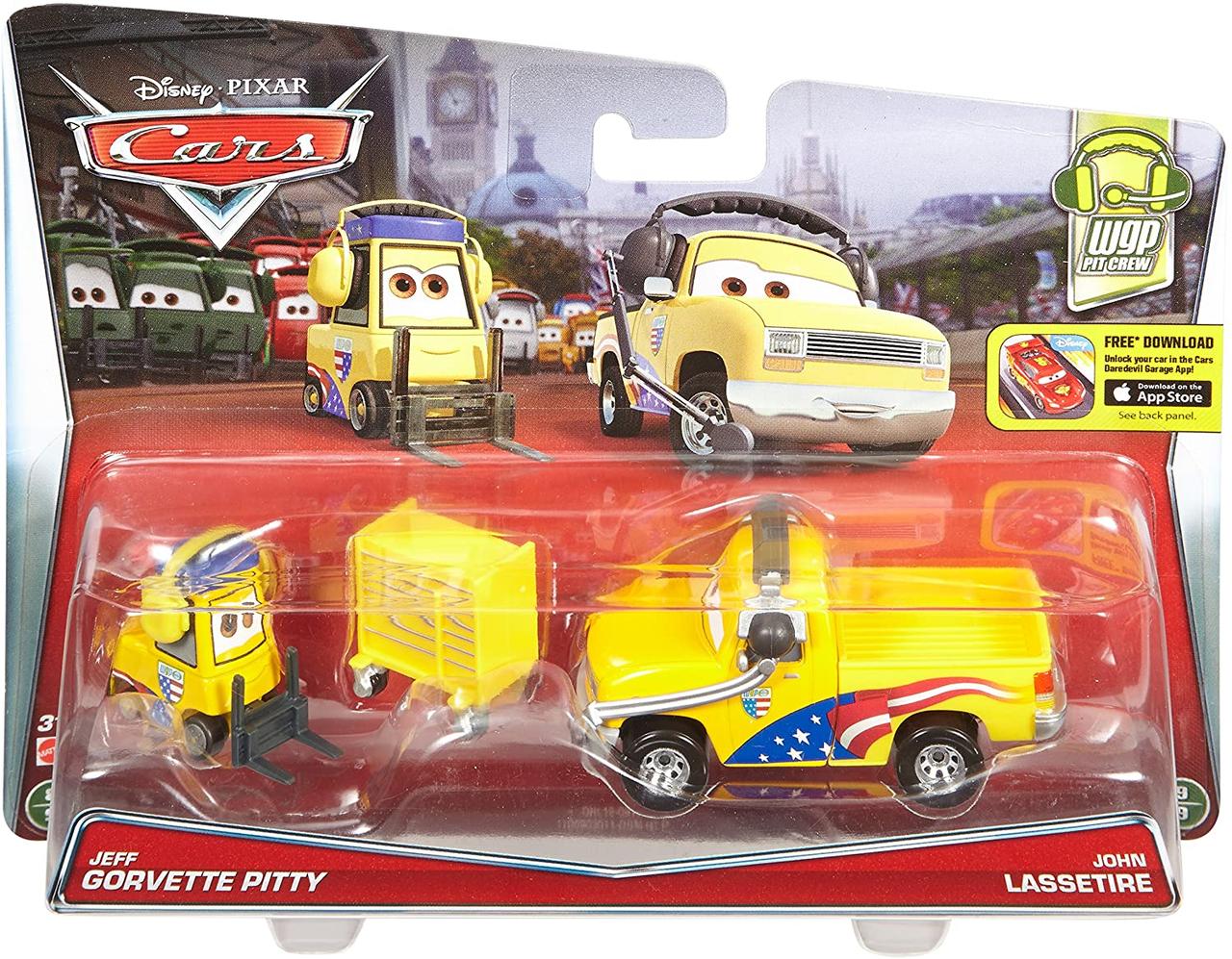 Металеві майки Тачки CARS 2-Pack Gorvette's Pitty і Lassetire Y0506 DHL15