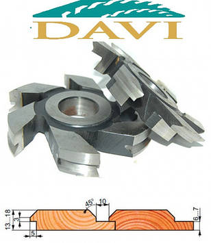 Комплект з 2-х фрези для вагонки "четвертна" 160x40x25 (Р6М5)