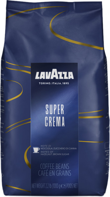 Кофе в зернах Lavazza Super Crema 1 кг - фото 1 - id-p232551724