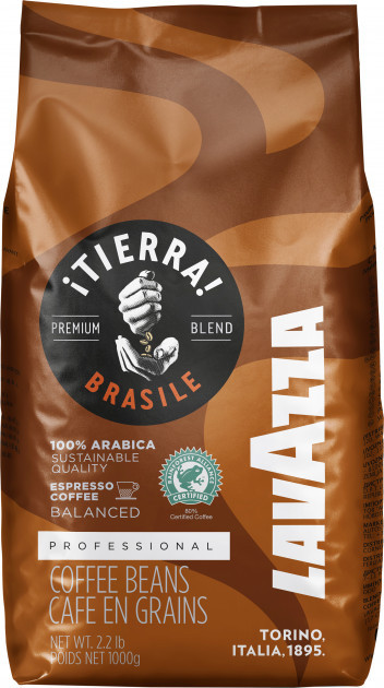 Кава в зернах Lavazza Tierra Brazil 100% Arabica 1 кг