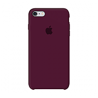 Силиконовый чехол на айфон/iphone 6\6S marsala/марсала + защитное стекло в подарок