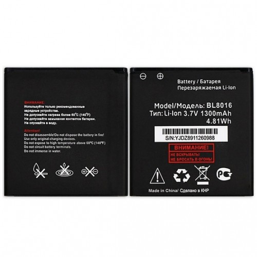 Акумулятор Fly BL8016 / FS408, 1300 mAh АААА  Original PRC