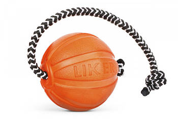 Іграшка для собак малих порід м'яч зі шнуром 5 см Collar Liker Cord 5 (Лайкер Корд)