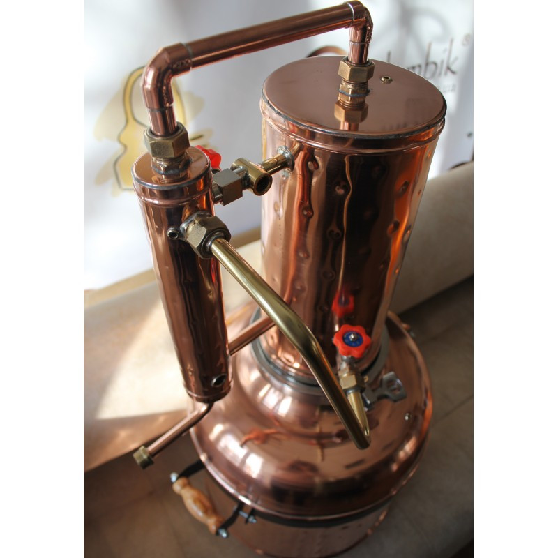 Аламбік на клампах Фенікс на 40 л з дефлегматором, фото 1