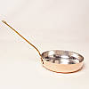 Мідна сковорода з латунної ручкою діаметр 24 см, фото 5