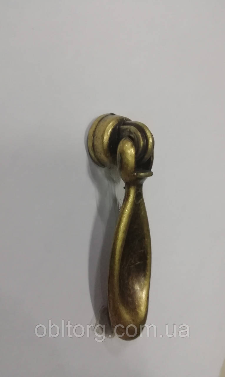 Ручка меблева крапля GIFF KR3105 антична бронза, фото 1