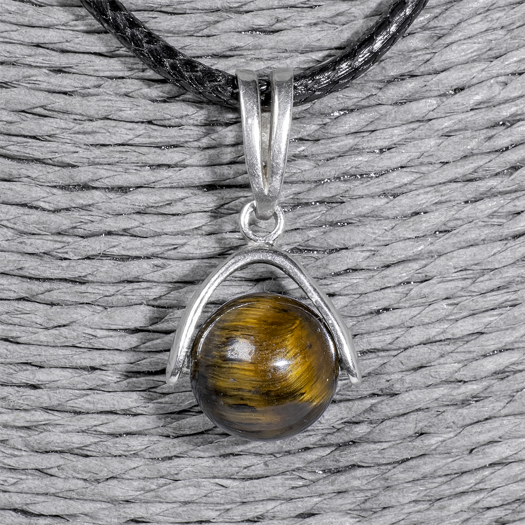 Срібний кулон із соколіним оком, 1254КЛС