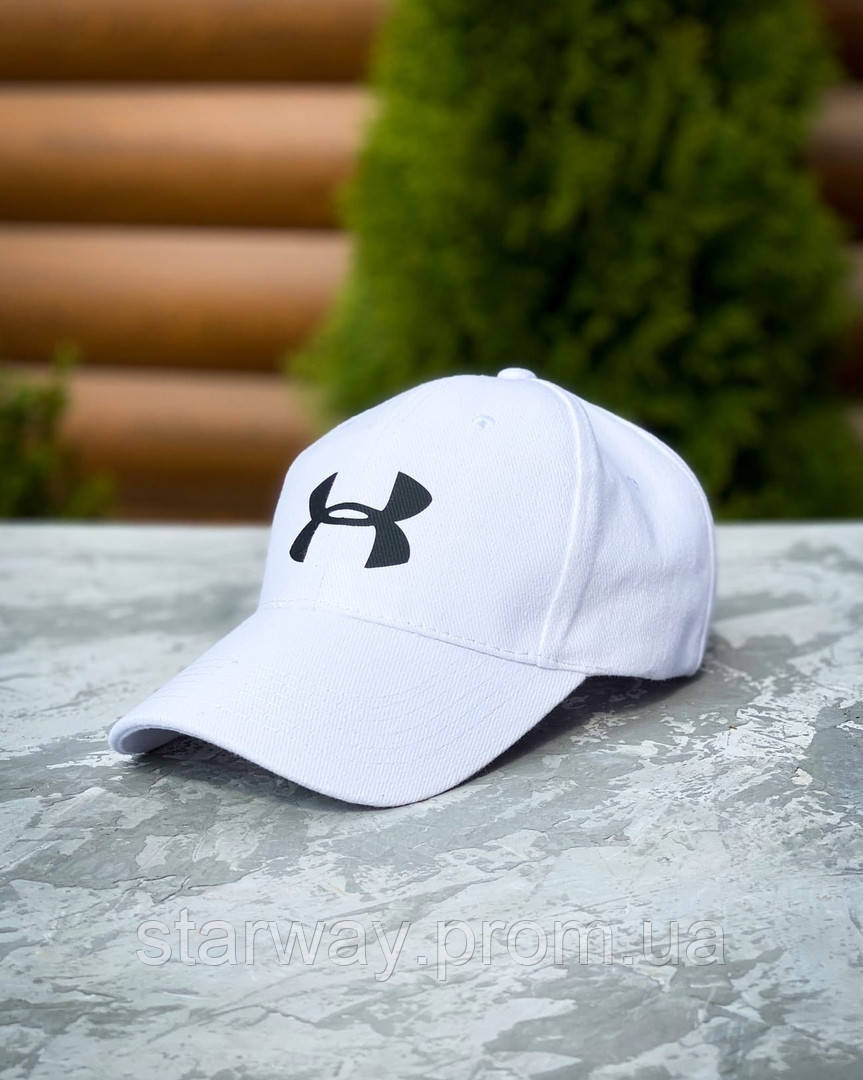 Стильна кепка бейсболка андер армор логотип принт