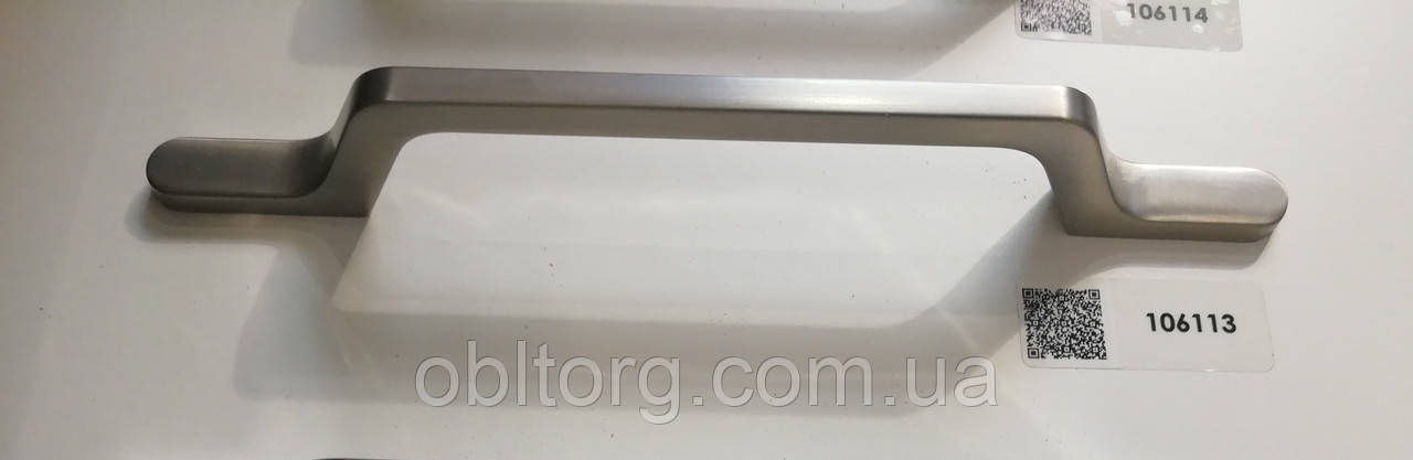 Ручка меблева скоба GIFF 4/100 сатин нікель 128, фото 1